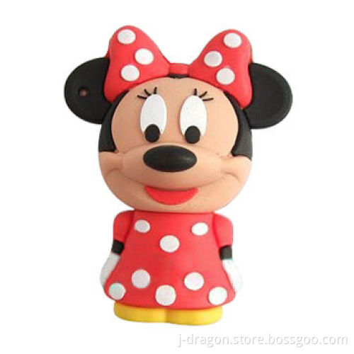 Cartoon USB Flash Drive, Supports Plug-and-play